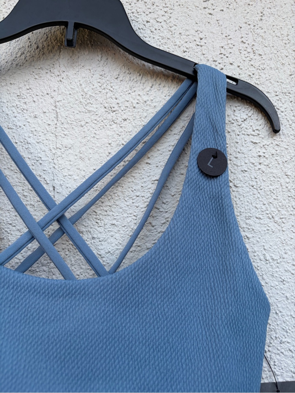 Cotton On: Body Blue Crossback Ribbed Sports Bra women’s Size L - Picture 3 of 11